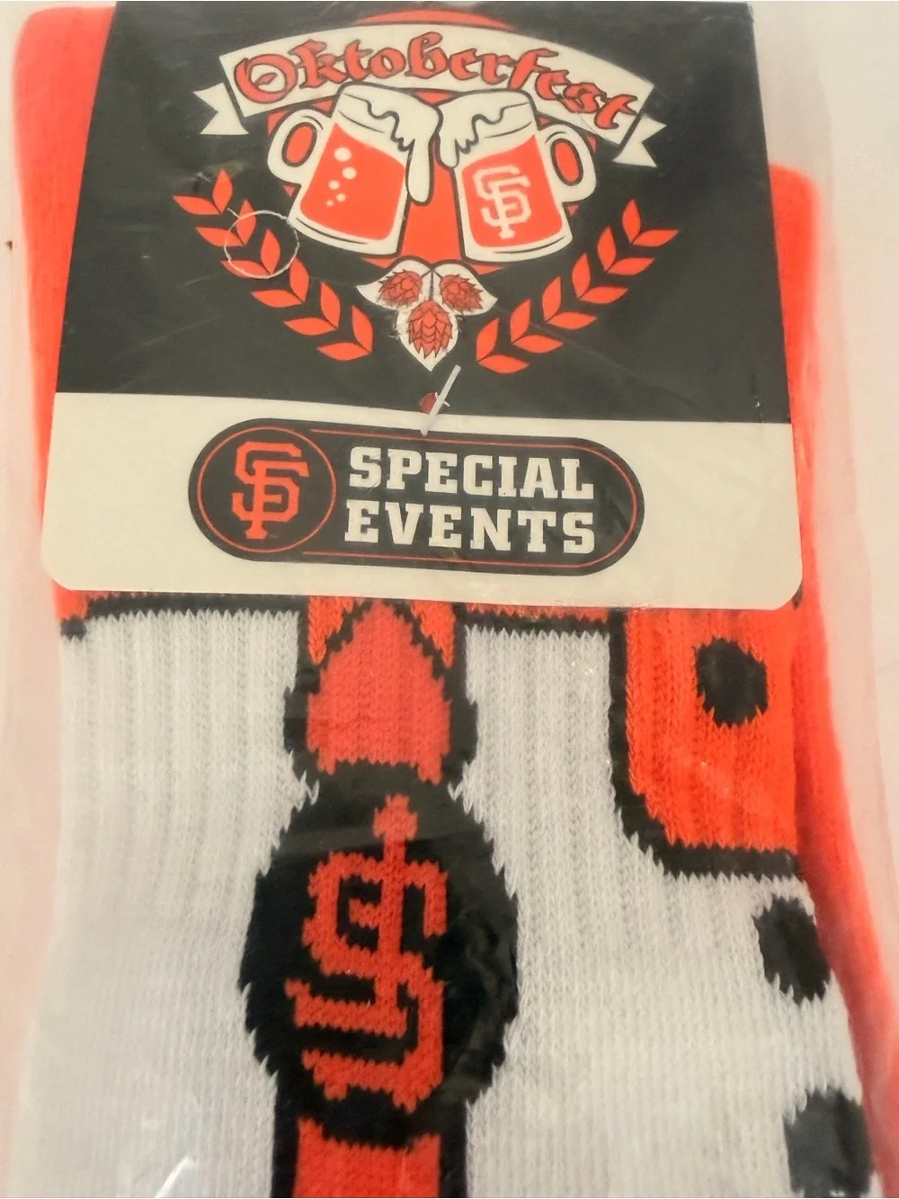 San Fransisco Giants Octoberfest Socks🧦